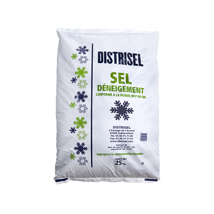Sel déneigement - sac 25kg 